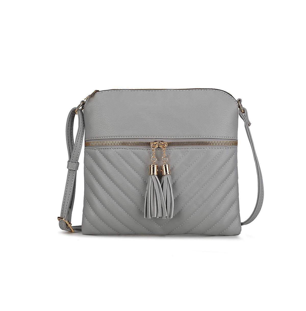 Mkf Collection Winnie Quilted material Crossbody by Mia K