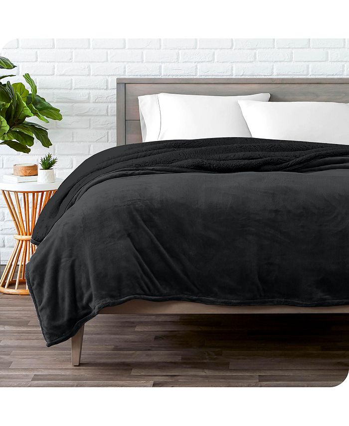 Bare Home Fleece Sherpa King Blanket Macy's