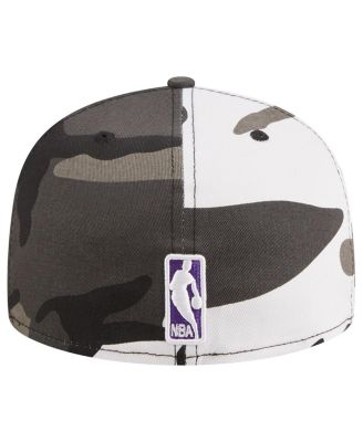 Men's Los Angeles Lakers Snow Camo 59FIFTY Fitted Hat