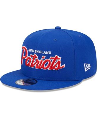 Men's Royal New England Patriots Main Script 9FIFTY Snapback Hat