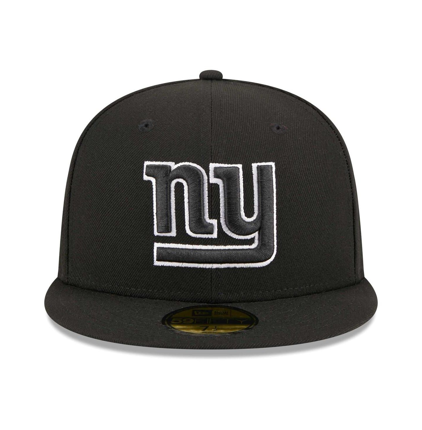 Мужская кепка New Era Black New York Giants Main Patch 59FIFTY Fitted Hat — фото 2