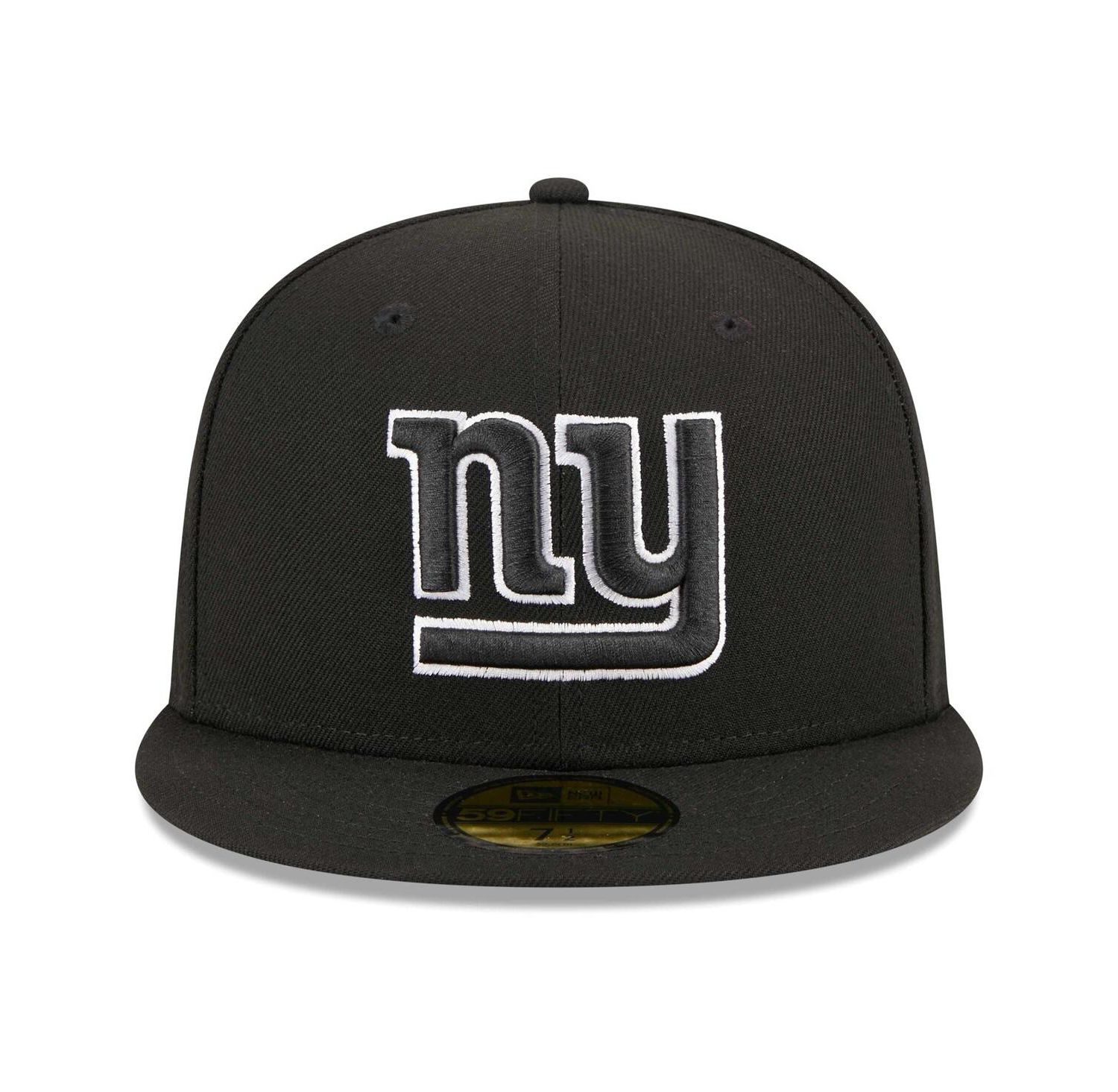 Men's Black New York Giants Main Patch 59FIFTY Fitted Hat