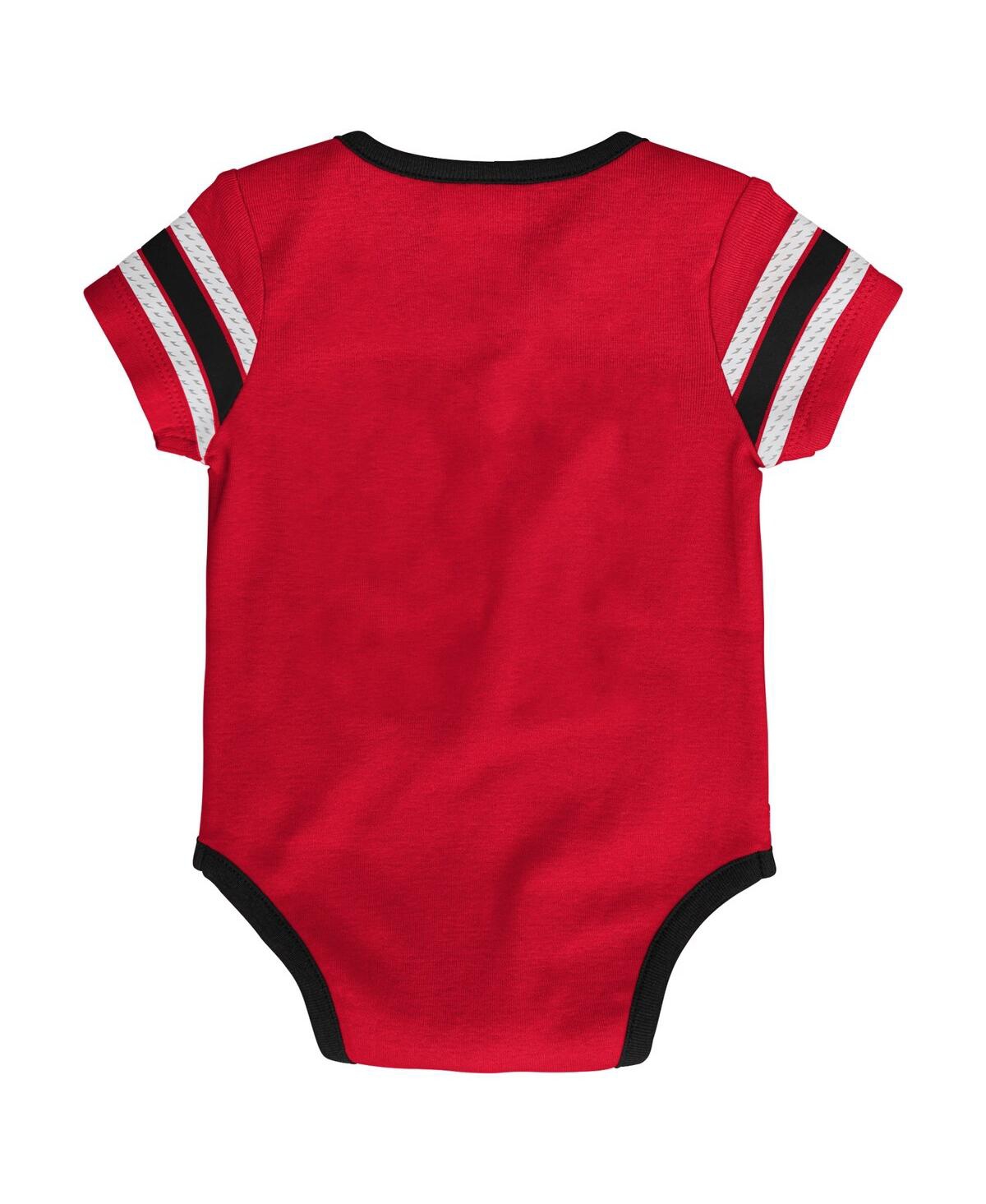 Outerstuff Infant Boys And Girls Red Chicago Blackhawks Hockey Jersey Bodysuit In Red