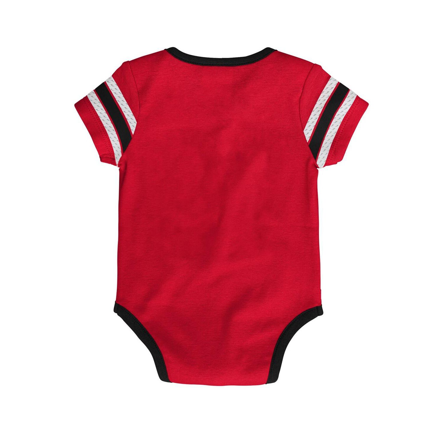 Infant Boys and Girls Red Chicago Blackhawks Hockey Jersey Bodysuit