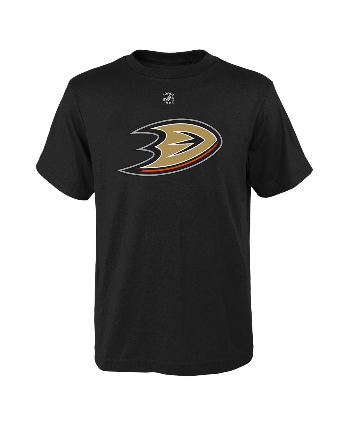 Big Boys Trevor ZegrasAnaheim Ducks Player Name and Number T-shirt - Black