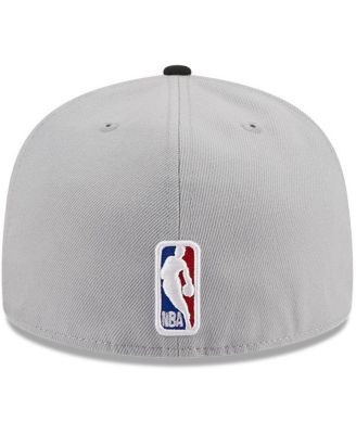 Men's Gray, Black Brooklyn Nets Tip-Off Two-Tone 59FIFTY Fitted Hat