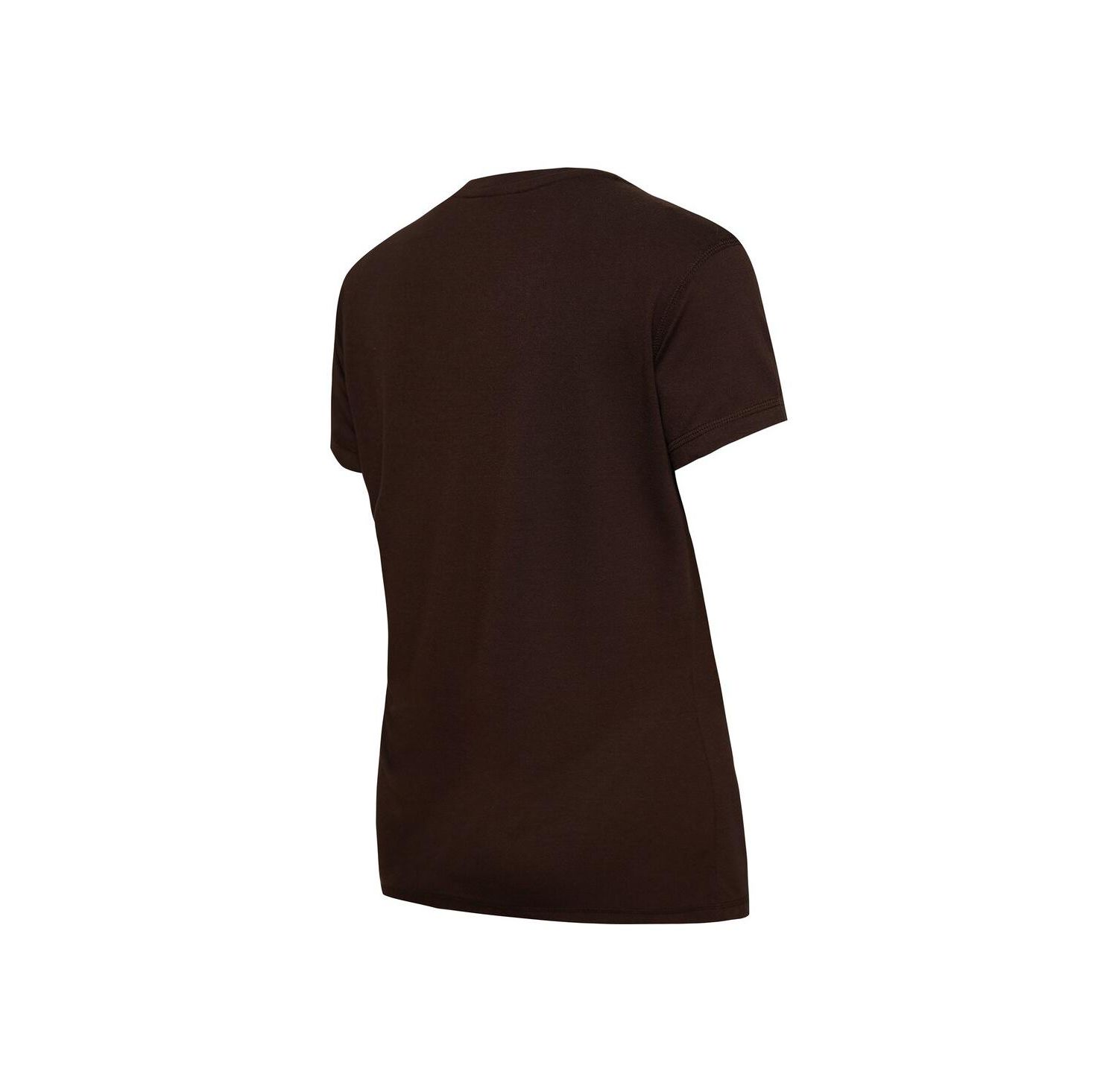 Women's Brown, Orange Cleveland Browns Arctic T-shirt and Flannel Pants Sleep Set