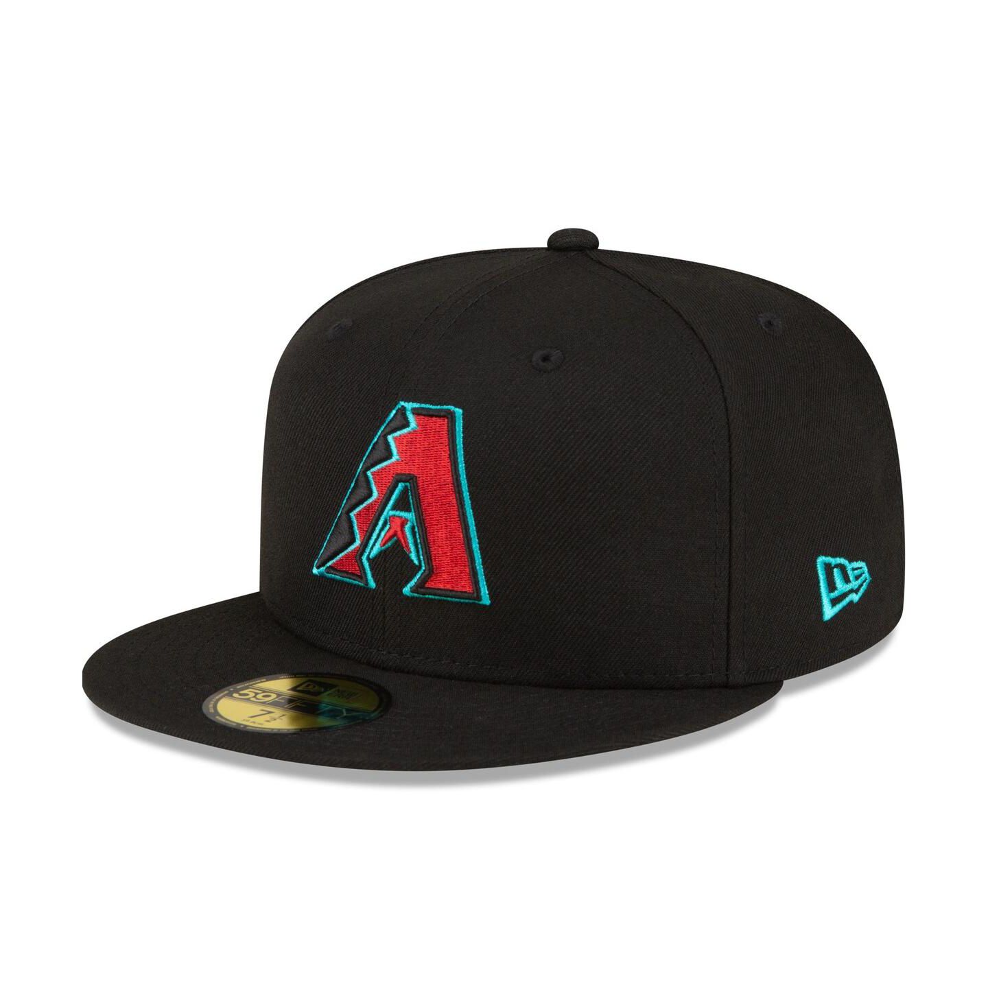 Мужская кепка New Era Black Arizona Diamondbacks Alternate Authentic Collection On-Field 59FIFTY Fitted Hat — фото 1