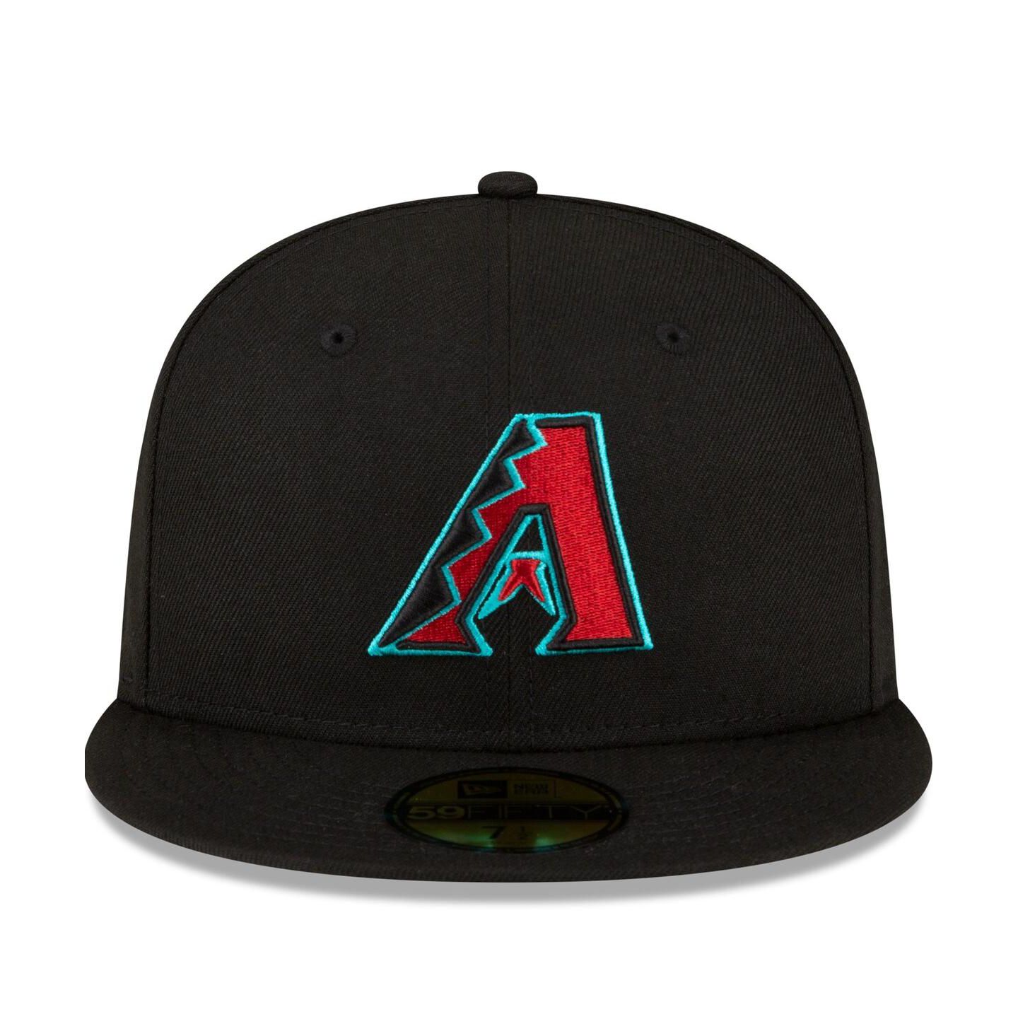 Мужская кепка New Era Black Arizona Diamondbacks Alternate Authentic Collection On-Field 59FIFTY Fitted Hat — фото 4