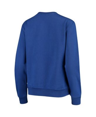 Women's Royal Kansas Jayhawks Campanile Pullover Sweatshirt