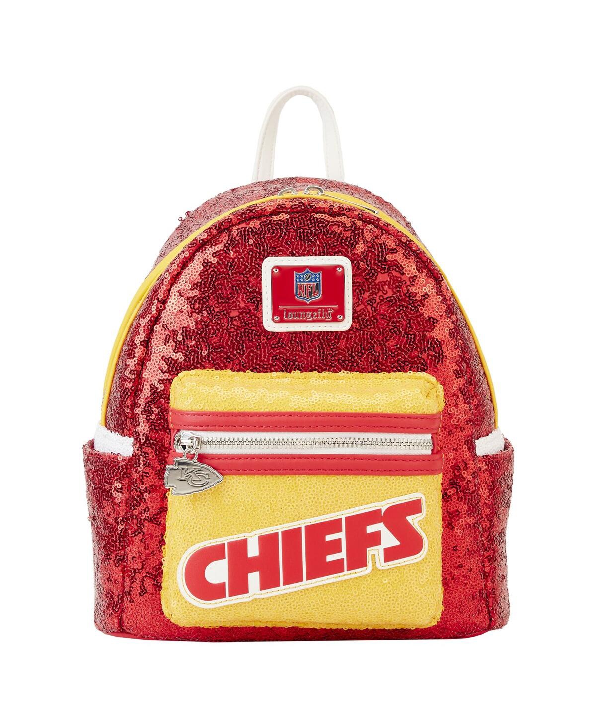 Loungefly Men's And Women's  Kansas City Chiefs Sequin Mini Backpack In Red