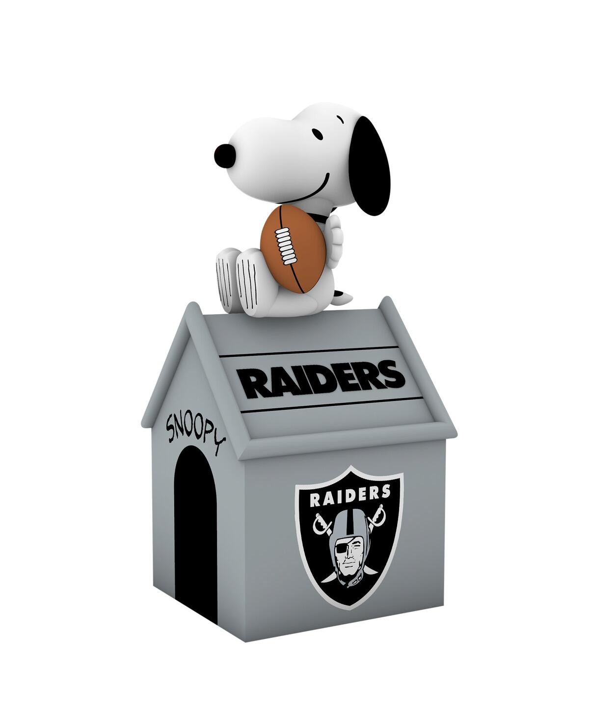 Sporticulture Las Vegas Raiders Inflatable Snoopy Doghouse In Gray