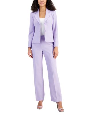 Le Suit Women s Notch Collar Pantsuit Regular and Petite Sizes Macy s