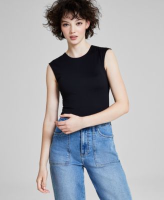 Women's Second-Skin Muscle Bodysuit, Created for Macy's