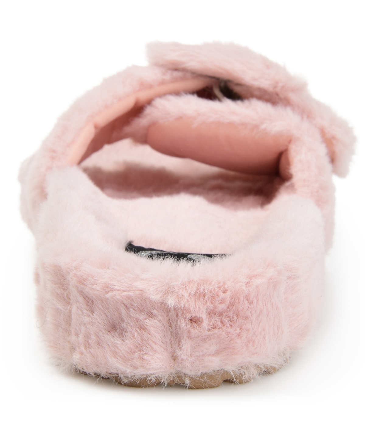 Journee Collection Women's Shadow Faux Fur Slide Slipper