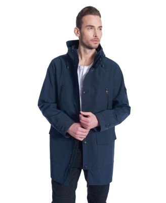 Men's Banks | Hooded Drawstring Raincoat