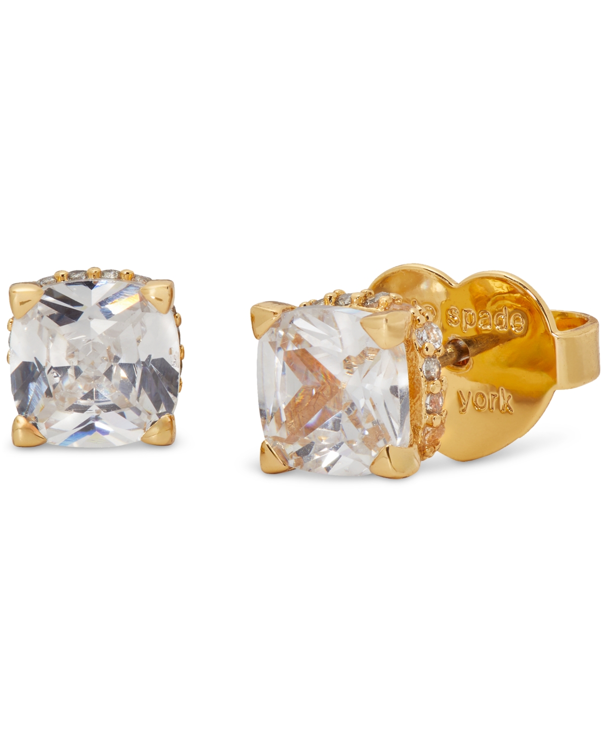 KATE SPADE CUBIC ZIRCONIA SQUARE STUD EARRINGS 