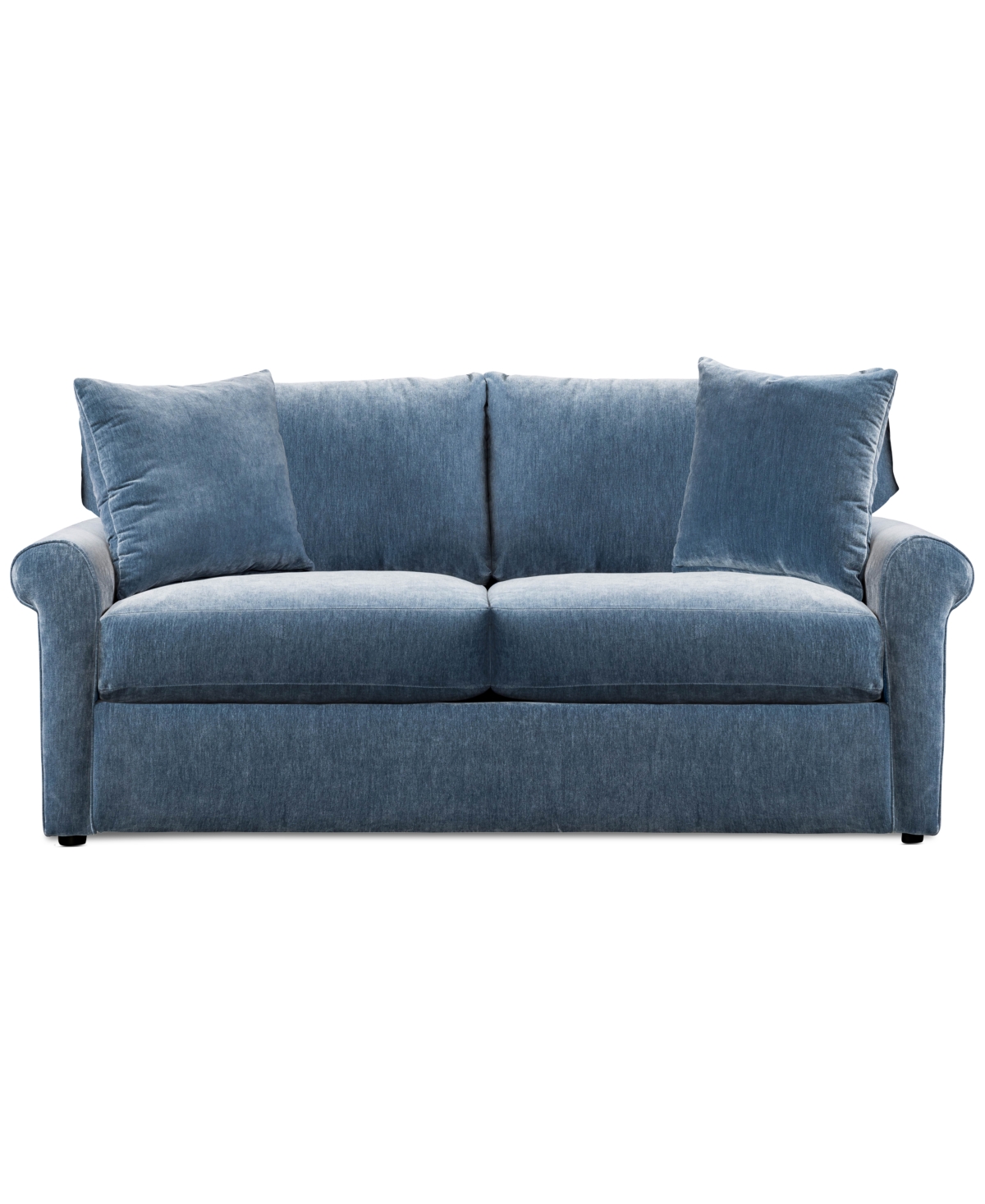 Macy's Wrenley 76" Amici Fabric Full Sleeper Sofa, Created For  In Denim