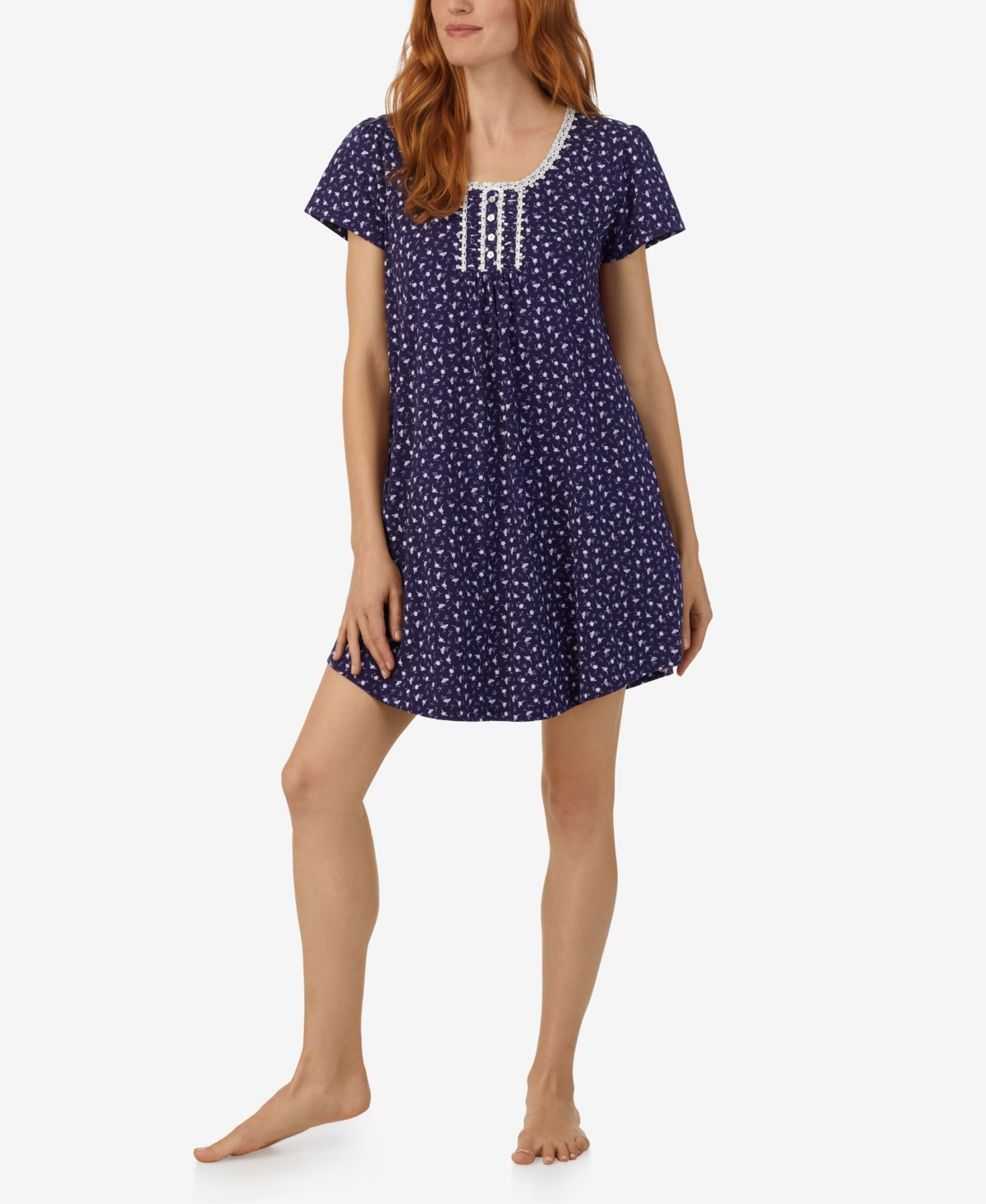 Aria Women's Cap Sleeve Sleepshirt Nightgown