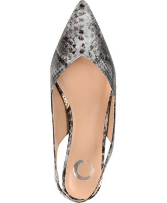 Women's Mikoa Slingback Pointed Toe Kitten Heels