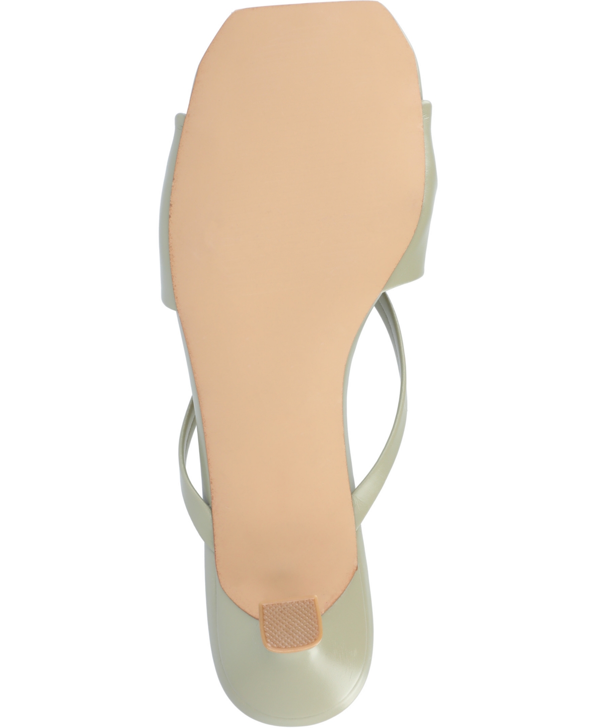 Journee Collection Women's Starling Kitten Heel Slip On Sandals In Sage