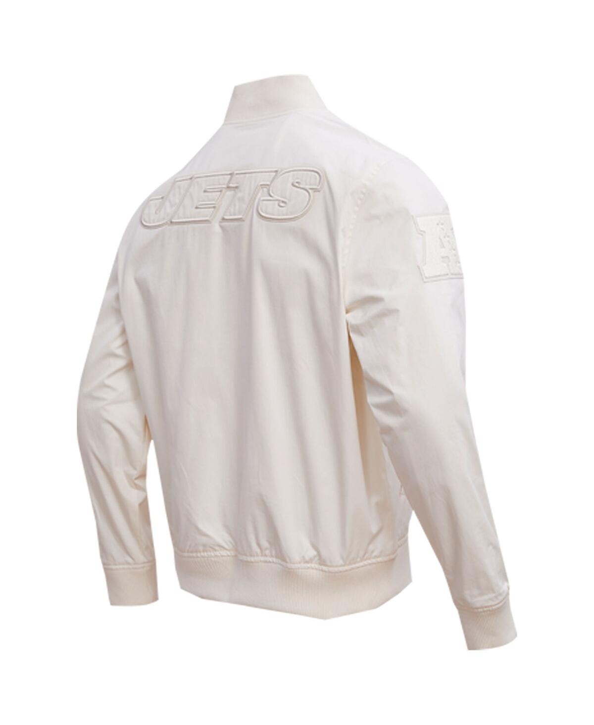 Shop Freeze Max Men's Pro Standard Cream New York Jets Neutral Full-zip Jacket