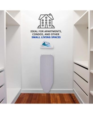 Ironing Board with Storage Shelf, Wall Mount Ironing Board