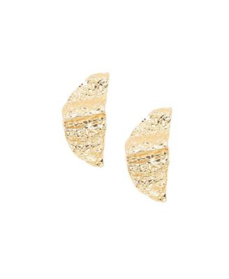 Women's White  Wing Drop Earrings