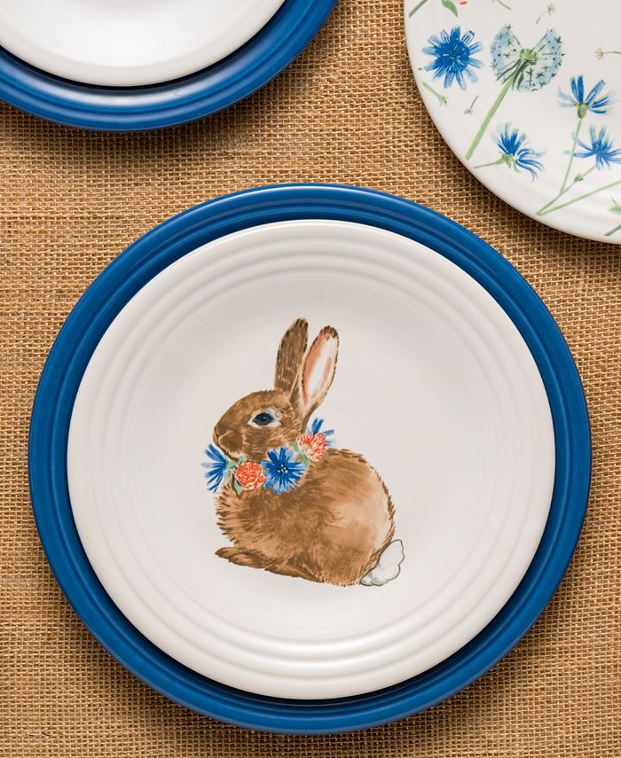 Fiesta Breezy Floral Easter Luncheon Plate Macy's