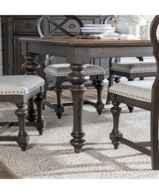 Mandeville 9 Pc. Dining Set (Rectangular Table & 8 Upholstered Chairs)