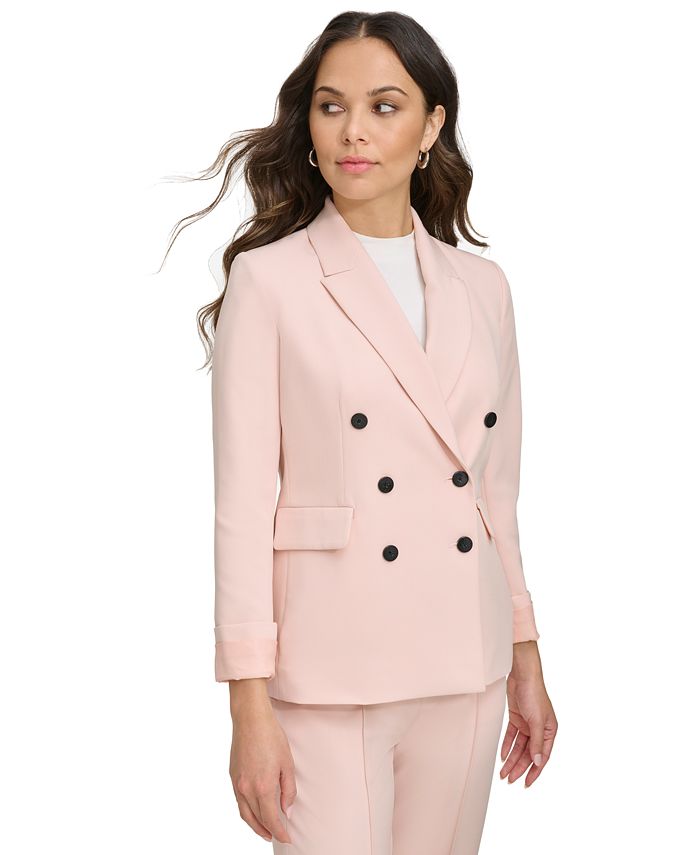 Petite Double Breasted Blazer
