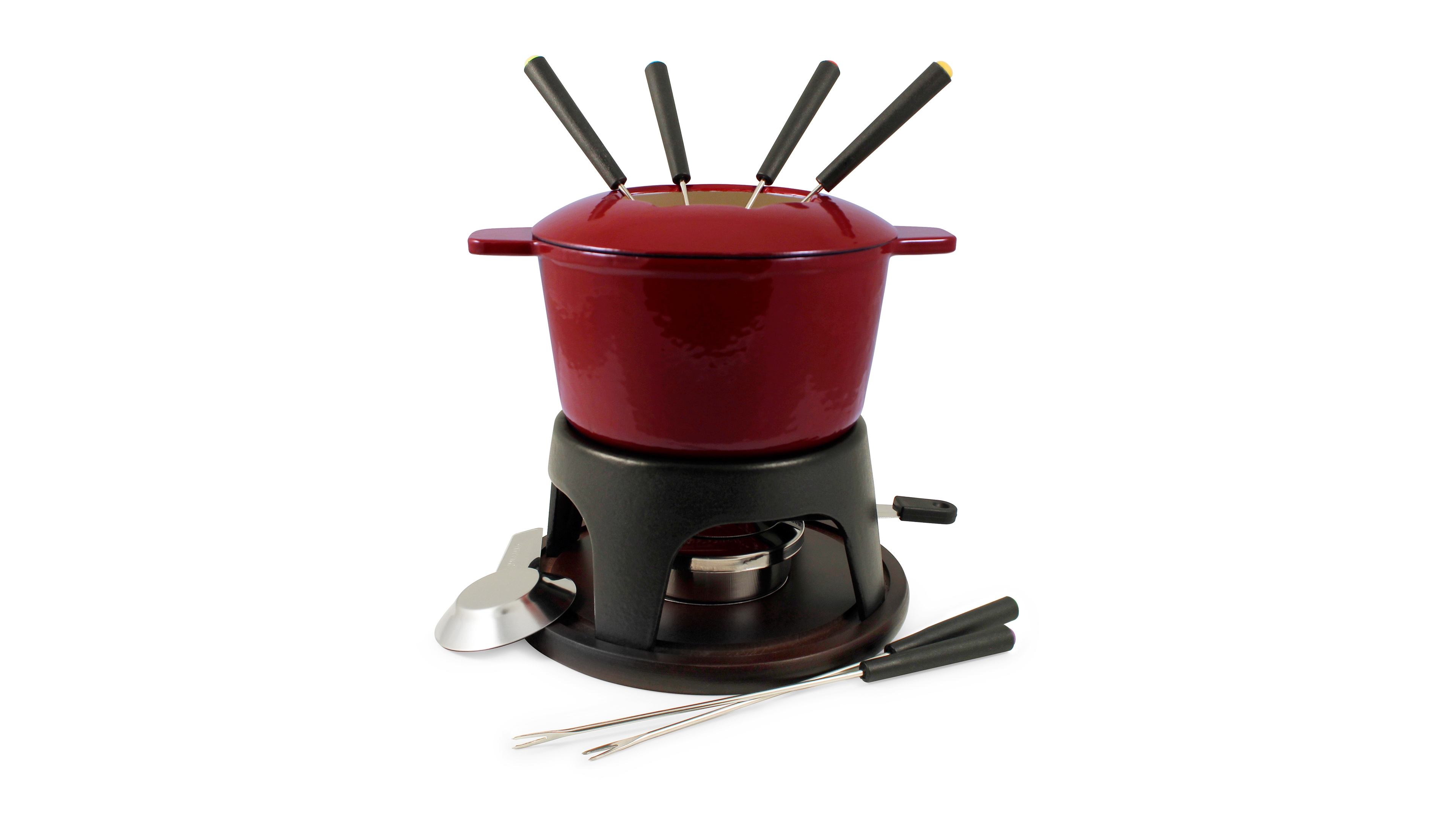 Sierra 12 Piece Cast Iron Fondue Set
