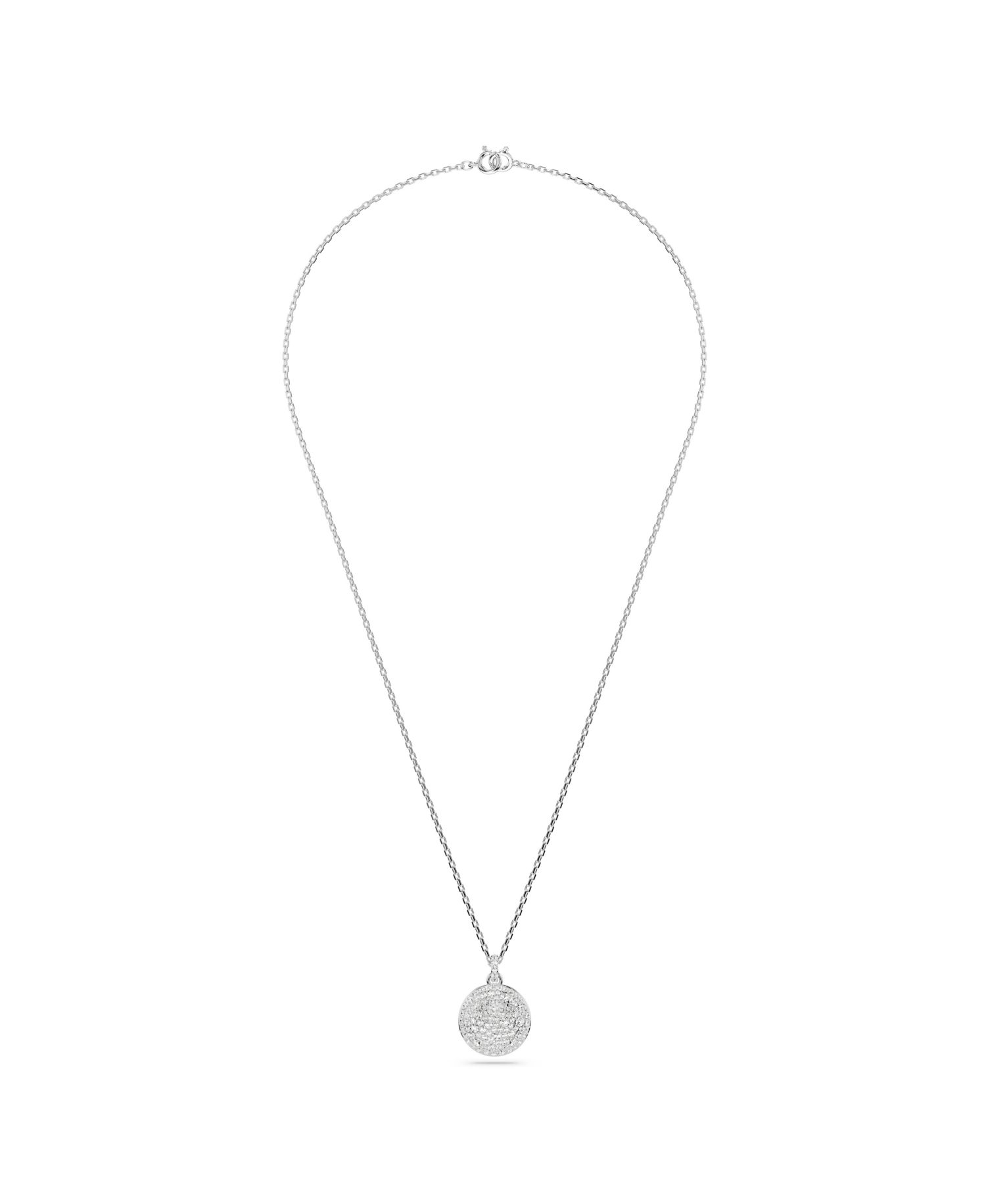 White, Rhodium Plated or Rose-Gold Tone or Gold-Tone Meteora Layered Pendant Necklace
