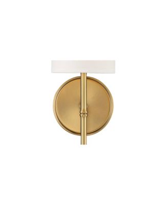 Abigale Modern Wall Light Sconce Hardwired 5" Fixture with Fabric Shade