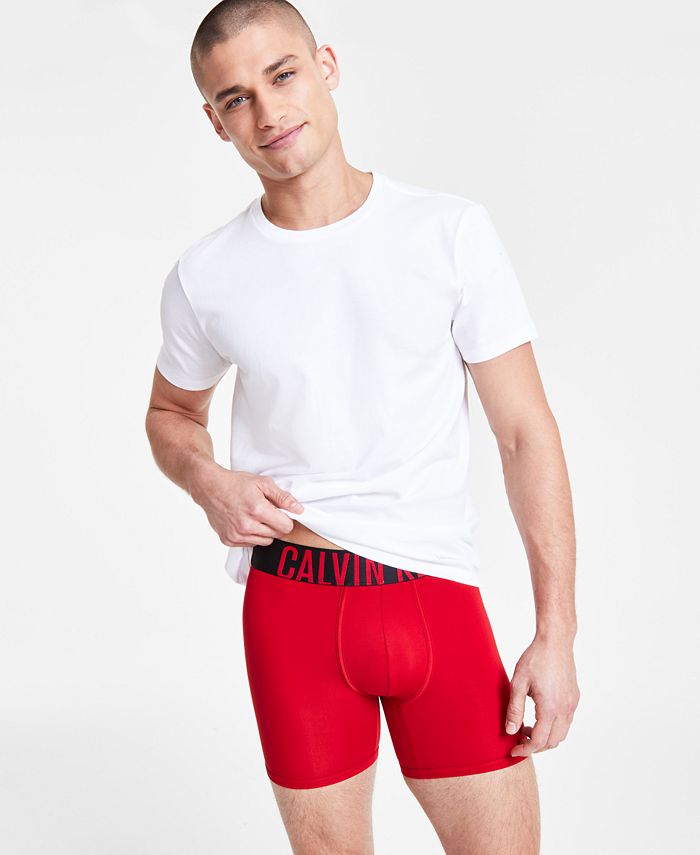 Calvin Klein Men's Cotton Classics 3-Pk. Crewneck T-Shirts & Intense Power  3-Pk. Boxer Briefs - Macy's