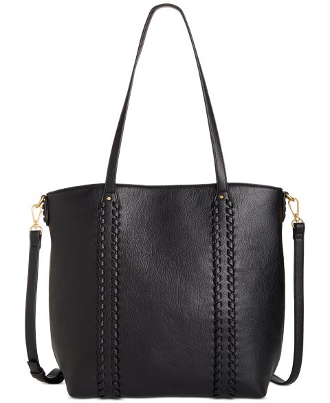 Женская сумка Style & Co Whip-Stitch Medium, Exclusively Macy's, цвет: Чёрный