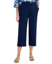 Charter Club Petite Chelsea Stretch Twill Cropped Pants, Created for Macy's  - Macy's