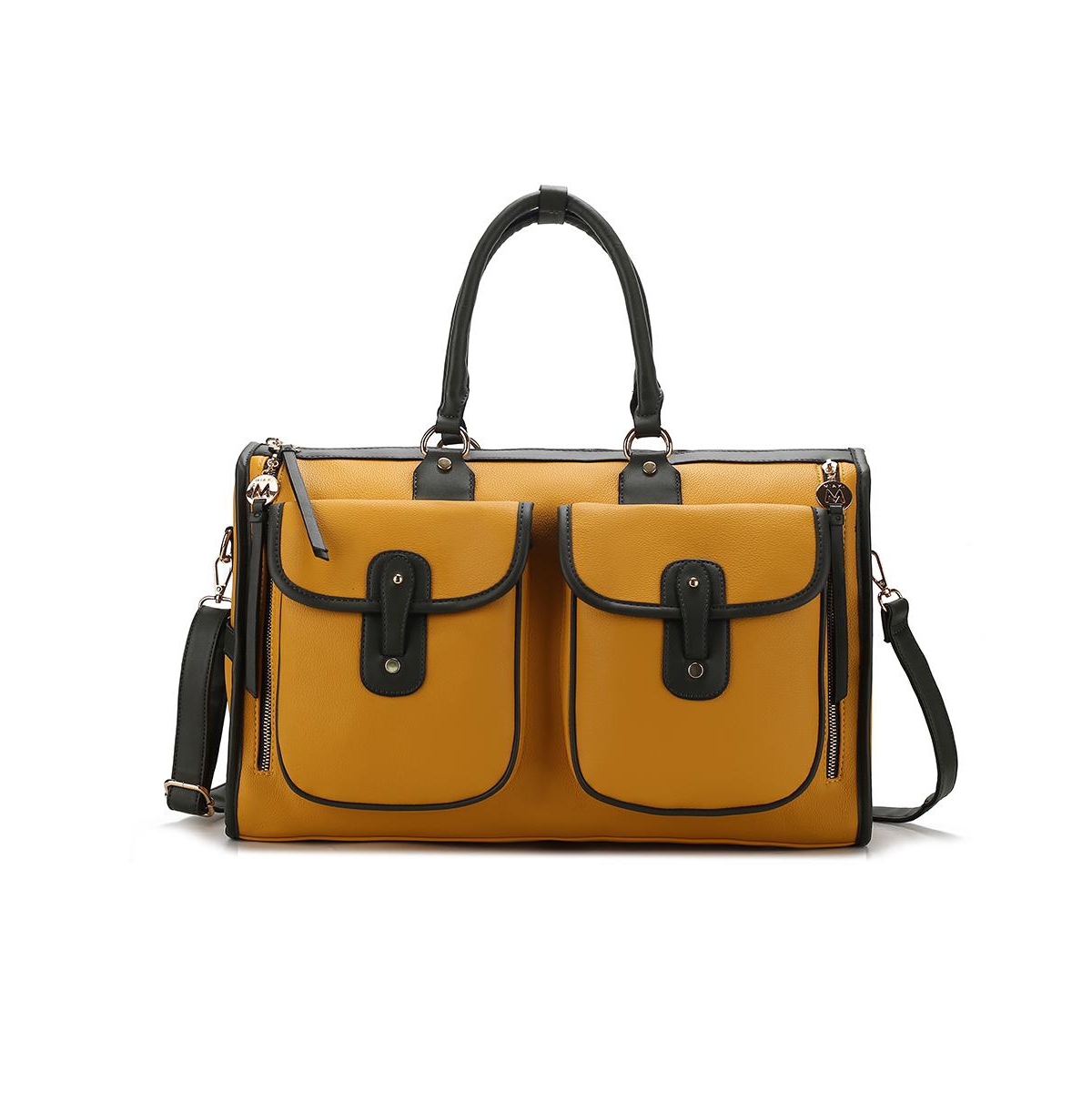 Mkf Collection Genevieve Color Block Duffle Bag by Mia K
