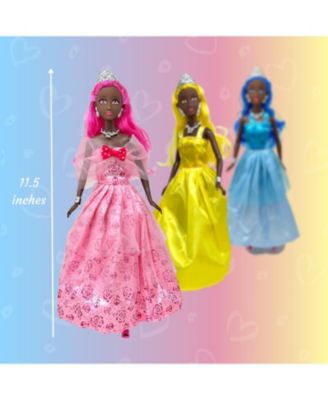 11.5 Inch Princess Dolls 3 Pack