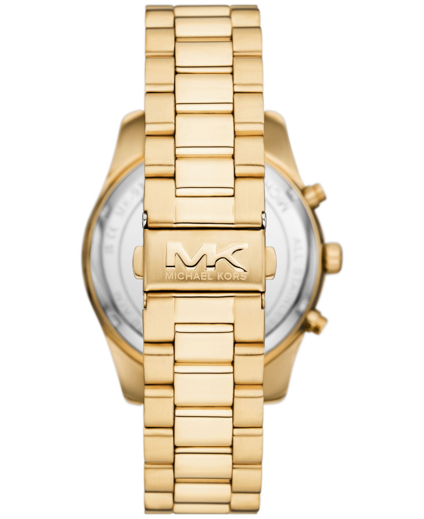Мужские часы Michael Kors Lexington Chronograph Gold-Tone Stainless Steel Watch 44mm — фото 3