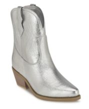 Silver boots macys deals
