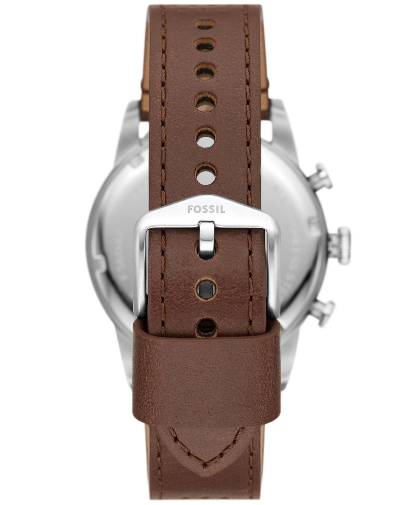 Мужские часы Fossil Sport Tourer Chronograph Brown LiteHideLeather 42mm — фото 3