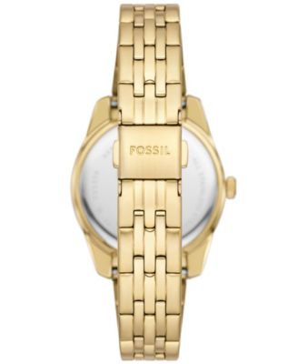 Women's Scarlette Three-Hand Date Gold-Tone Stainless Steel Watch 32mm