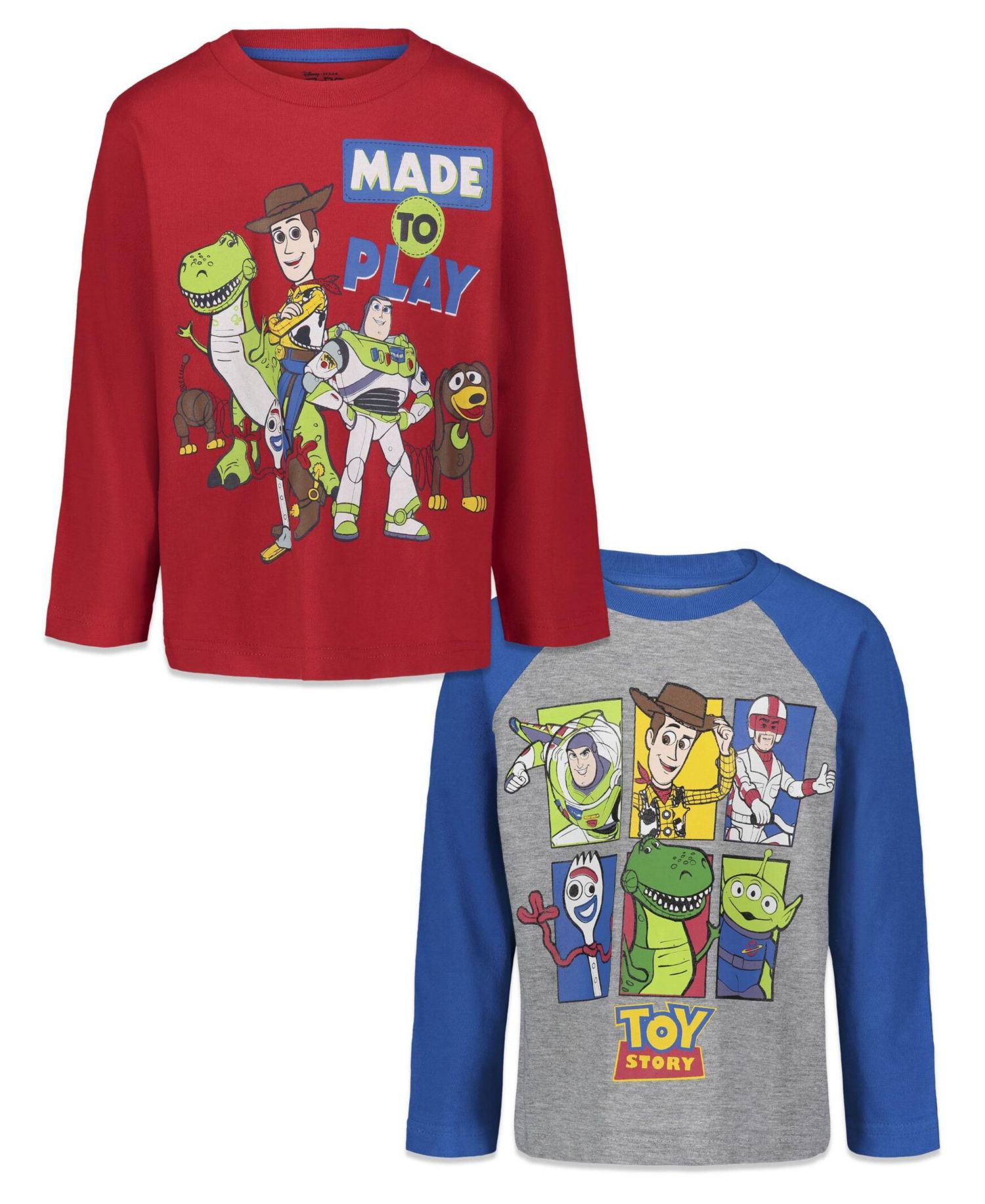 Toddler Boys 2T-5T 2-Piece Long Sleeve T-Shirts