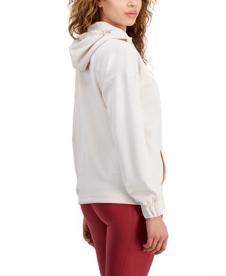 Женский пуловер с капюшоном ID Ideology на молнии 1/4, созданный для Macy's