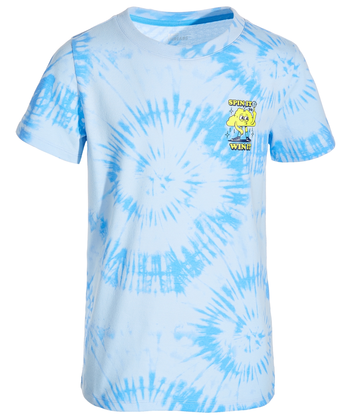 Shop Epic Threads Big Boys Spin It To Win It Graphic T-shirt, Created For Macy's In Blue Topaz