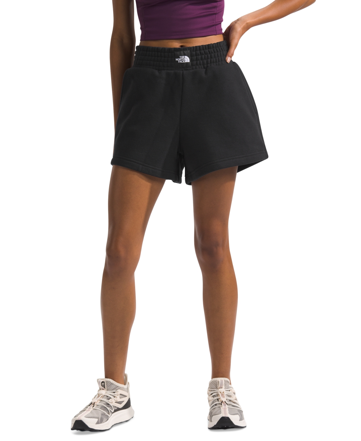 The North Face Women's Heavyweight Boxer Shorts In Tnf Black