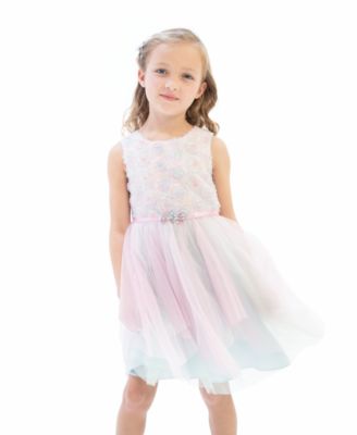 White Flower Girl Dress Rare Editions