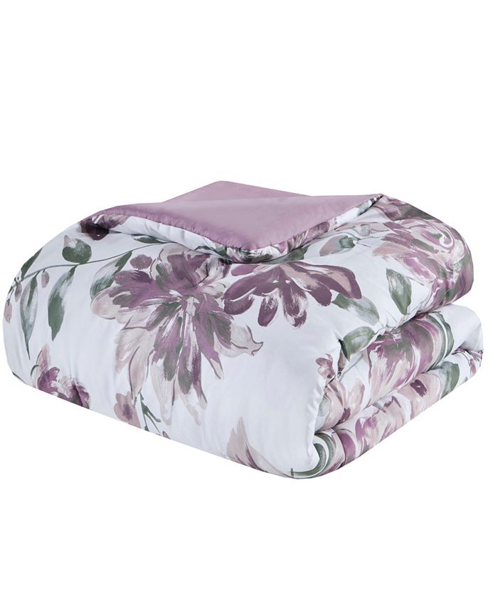 Madison Park Essentials Alice Floral 5-Pc. Comforter Set, Twin - Macy's