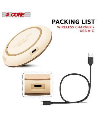 Wireless Charger (Pad), 15W Max Fast Charging, Compatible with QI Enabled Phones, AriPods and More